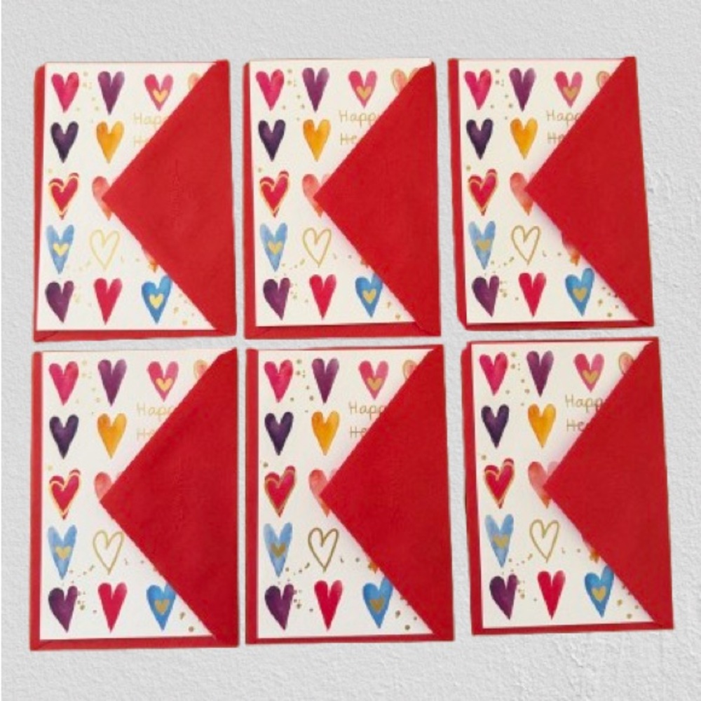 6 of Hallmark Vibrant Happy Heart Day with Red Envelopes